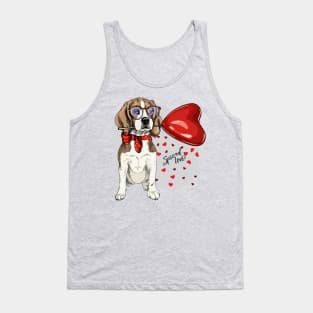 dog spread love Tank Top